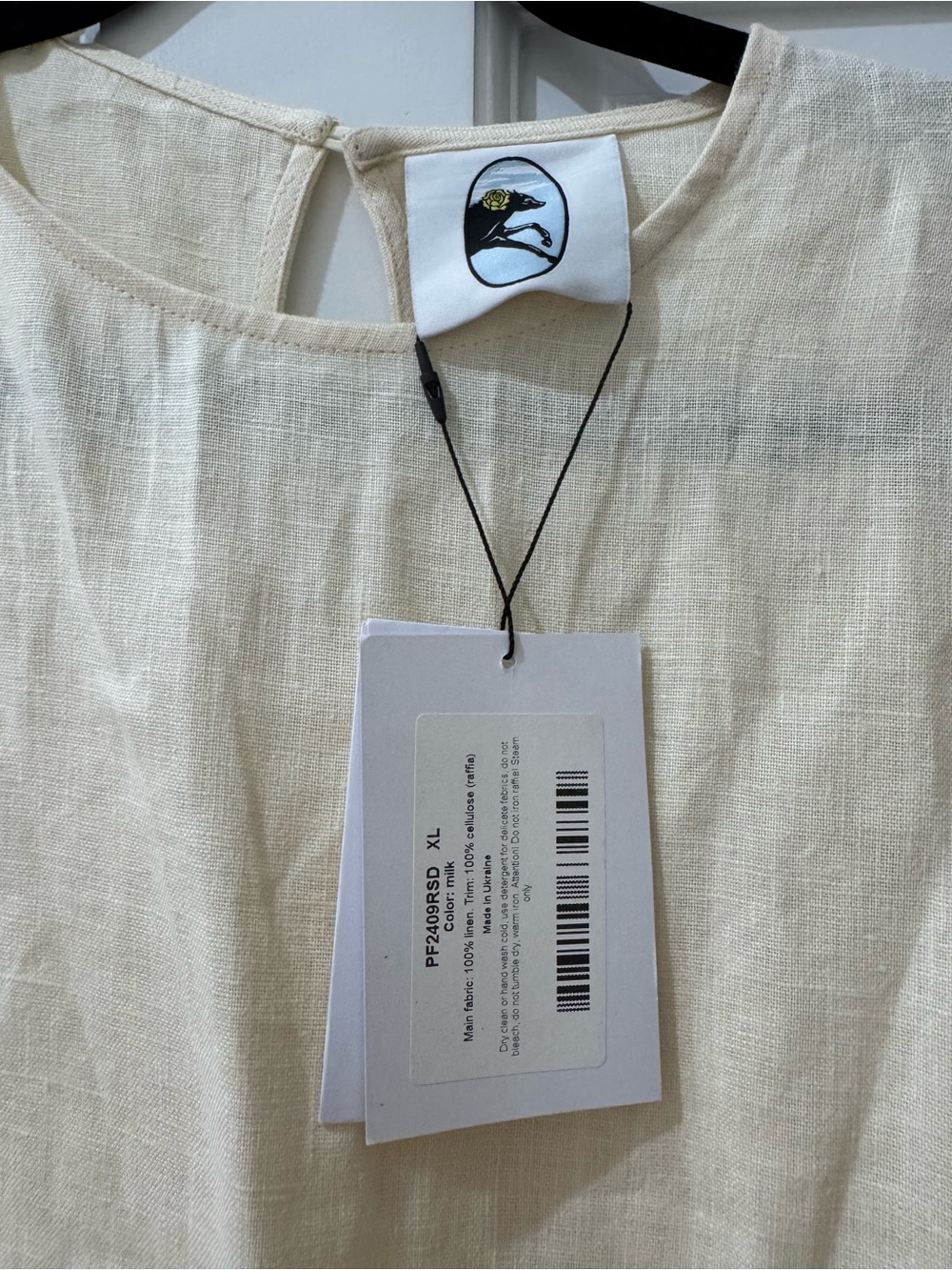 NWT Sleeper Crusoe Raffia Linen Maxi Dress - Picture 9 of 10